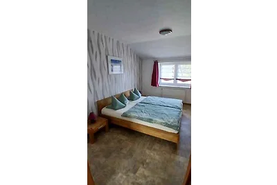 Ferienwohnung Terrasse und Blick aufs Wasser