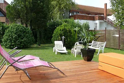 Ferienhaus in Strandnähe mit Gartendusche