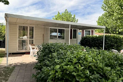 Mobilehome mit Klimaanlage, Terrasse und Pool