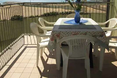 Ferienwohnung mit Balkon direkt am Strand