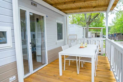 Mobilehome mit Klimaanlage, Terrasse und Pool