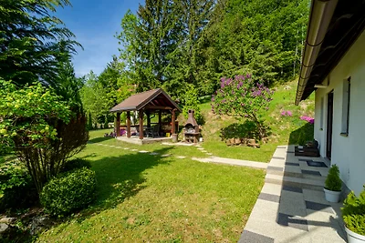 Ferienhaus mit Terrasse und grossen Garten