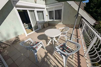 Ferienwohnung mit grosser Balkon, amerikanisc