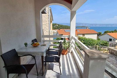 Ferienwohnung mit Balkon und Meerblick