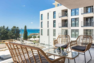 Ferienwohnung mit Balkon und Meerblick