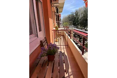 Ferienwohnung erste Reihe zum Meer mit Balkon