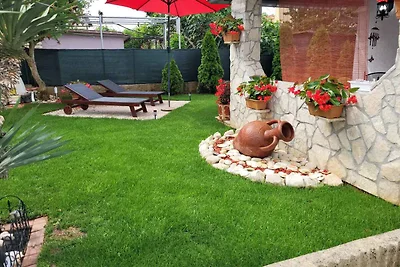 Ferienhaus mit Mikrowelle und SAT-TV