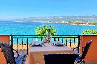 Ferienwohnung am Meer an einem Sandstrand, mi