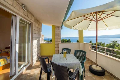 Ferienwohnung mit Pool und Meerblick