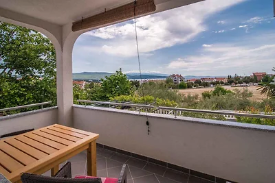 Ferienwohnung mit Balkon und Blick aufs Meer