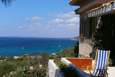 Villa mit Ausblick auf das Meer