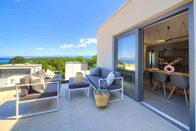 Ferienwohnung mit Klimaanlage und Meerblick