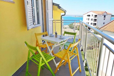 Ferienwohnung mit Balkon und Meerblick