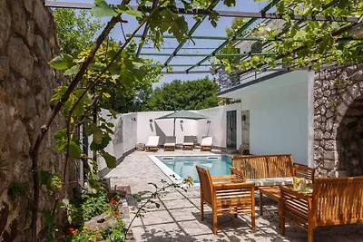 Ferienhaus mit Pool und Grill