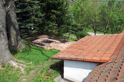 Ferienhaus mit Kamin und Terrasse