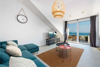 Ferienwohnung mit Klima und Meerblick