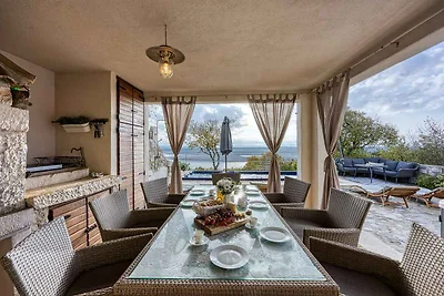 FerienHaus Mit Pool und herrlichem Meerblick