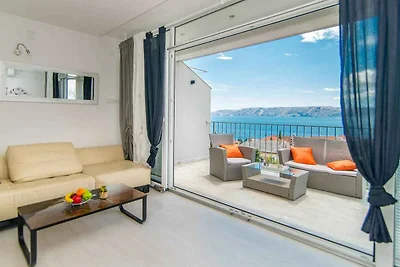 Ferienwohnung mit einem Balkon mit Blick auf 