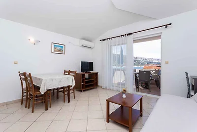 Ferienwohnung am Meer mit Grill und Blick auf