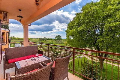 Ferienwohnung mit grossem überdachtem Balkon