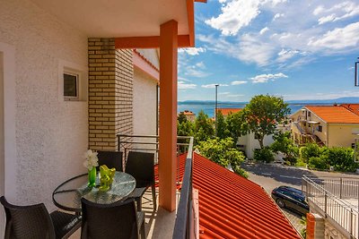 Ferienwohnung mit Balkon und Meerblick