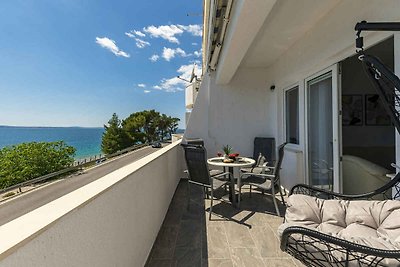 Ferienwohnung mit Balkon und Meerblick