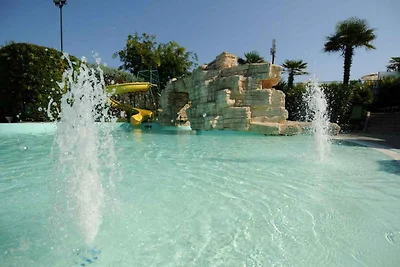 Mobilehome mit Klimaanlage, Terrasse und Pool