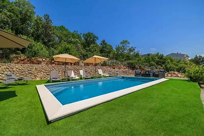 Ferienwohnung mit Pool und Meerblick