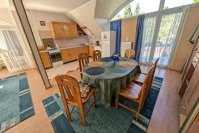 Ferienwohnung mit grosser Balkon, amerikanisc