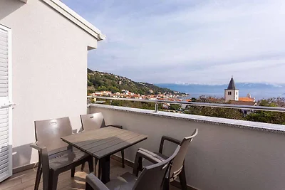 Ferienwohnung mit einen Balkon und Meerblick