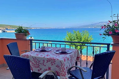Ferienwohnung am Meer am Sandstrand, für 2 bi