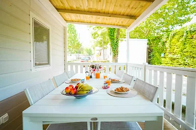 Mobilehome mit Klimaanlage, Terrasse und Pool
