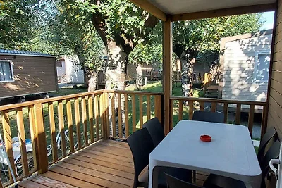 Mobilehome mit Klimaanlage und Terrasse