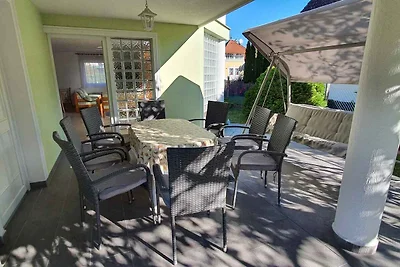 Ferienhaus mit Gartendusche und
