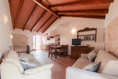 Ferienhaus mit Terrasse 200 m vom Strand