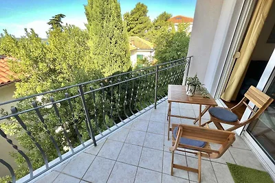 Ferienwohnung Direkt am Meer mit Balkon