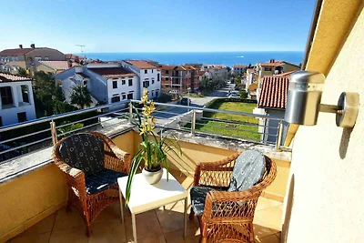 Villa mit privatem Pool, mit Meerblick, in de