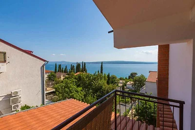 Ferienwohnung mit Balkon und Meerblick