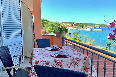 Ferienwohnung am Meer am Sandstrand, für 2 bi