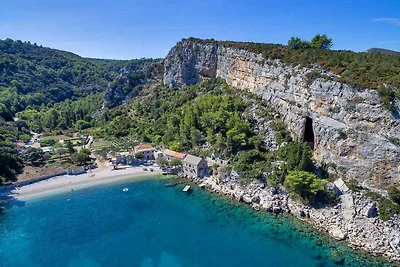 Ferienwohnung nahe am Meer mit Balkon
