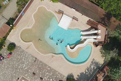 Mobilehome mit Klimaanlage, Terrasse und Pool
