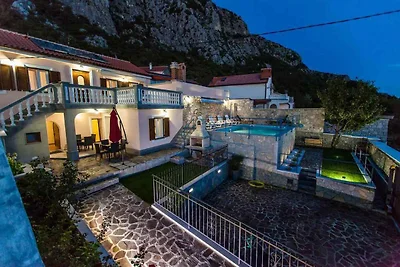 Ferienhaus mit Aussenpool und Meerblick