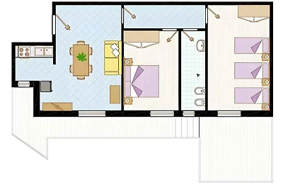 Vakantieappartement Gezinsvakantie Caerano di San Marco