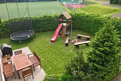 Ferienhaus mit Sauna mit Duschecke