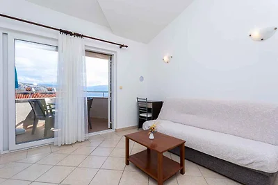 Ferienwohnung am Meer mit Grill und Blick auf