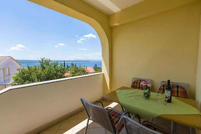 Ferienwohnung mit überdachtem Balkon