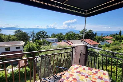 Ferienwohnung mit einen Balkon und Meerblick