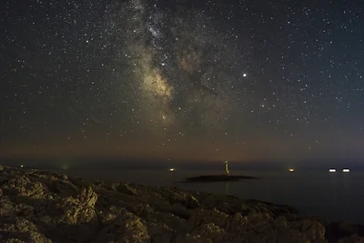 Studio mit Terrasse und Meerblick