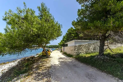 Ferienhaus liegt am Meer auf einer Insel
