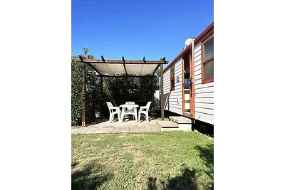 Mobilehome mit Klimaanlage, Terrasse und Pool